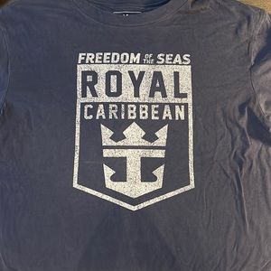 Royal Caribbean-Freedom of the Seas, adult medium, blue t-shirt